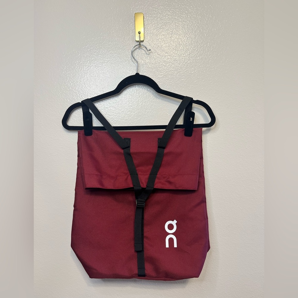 On Running Burgundy Backpack